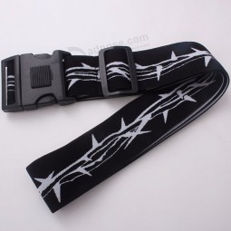 polyester luggage strap/woven elastic luggage belt