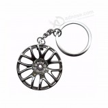 metal keychain alloy automotive car wheel auto parts keyring key pendant