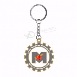 rubber key chain custom silicone tag Customized pvc keychain with logo