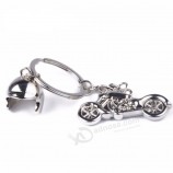 NEW  1PC mini motorcycle and helmet motorbike cool keychain Key chain ring keyring keyfob creative party gift