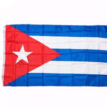 stoter hoge kwaliteit 3x5 FT cuba vlag met messing doorvoertules, polyester land vlag