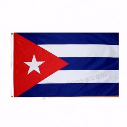 3x5 Foot outdoor Vivid Color and UV Fade Resistant Cuba 3ft x 5ft Printed Polyester Fabric material Flag