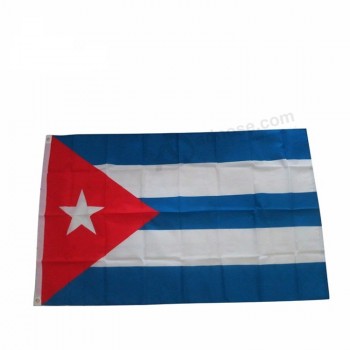 hoge kwaliteit goedkope prijs aangepaste afdrukken cuba land vlag met verschillende maten