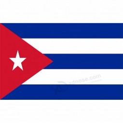 Het hete verkopen 3x5ft grote digitale afdrukken Alle landen logo nationale vlaggen polyester print Cuba vlag