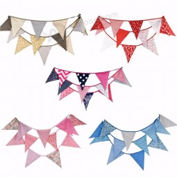 fabric string triangle string flag banner bunting