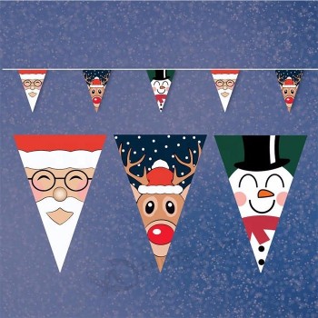 triangle  festival decoration christmas outdoor bunting flag