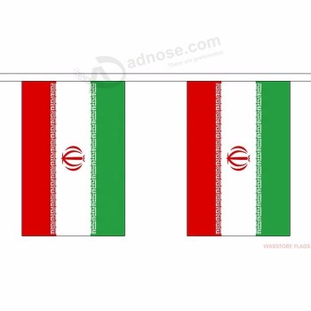 decorações de natal poliéster bandeira bunting irã