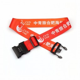 popular password lock travel polyester luggage belt handle strap