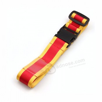 wholesale top quality carrier straps travel luggage belt with logo printing
