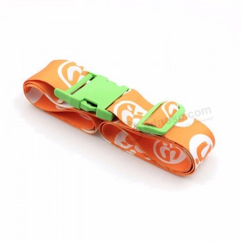 Adjustable customized polyester travel cross lightweight luggage straps