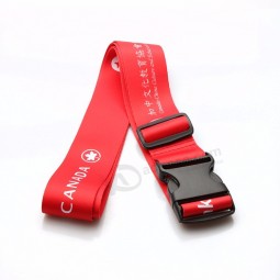 Wholesale colorful travel belt lightweight luggage straps with breakaway plastic hook