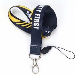 Customized Logo Polyester Lanyard Of Phone Accessories Free Ship