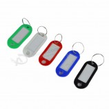 50 em 1 cores sortidas de plástico Chave ID ID etiqueta cartão de nome chaveiros chaveiros chaveiros