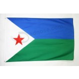 Djibouti Flag 3' x 5' - Djiboutian Flags 90 x 150 cm - Banner 3x5 ft