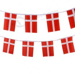 popular Danish bunting flag for house decoration