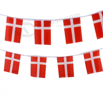 popular Danish bunting flag for house decoration
