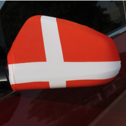 Promotional Printed Denmark Car Side Mirror Cover Flag