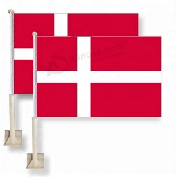 Soccer Fans Denmark Country Car Vehicle Window flag