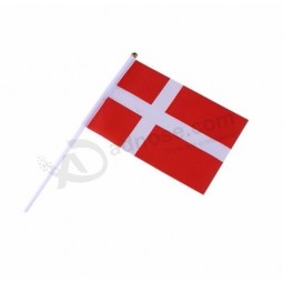 Small Mini Denmark Hand Held Flag For Outdoor Decorations