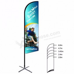 Sydney marathon veer vlag reclame polyester vliegende strand banner vlaggen