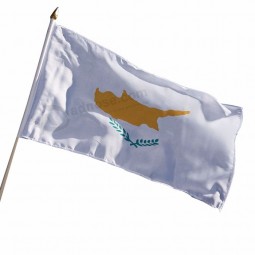 Wholesale Low Price High Quality Custom Size Polyester Different Styles 2x3ft 4x6ft 3x5ft National Country Cyprus Flag