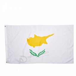 3*5 polyester fabric cyprus flag with brass grommets