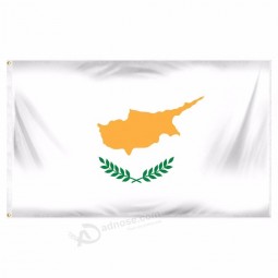 Hot Selling 3x5ft Large Digital Printing  Countries  Polyester Cyprus Flag