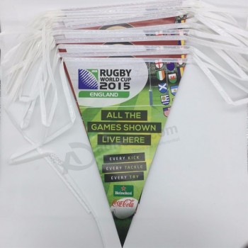 Promotional decoration string flag 157gsm Paper bunting pennants