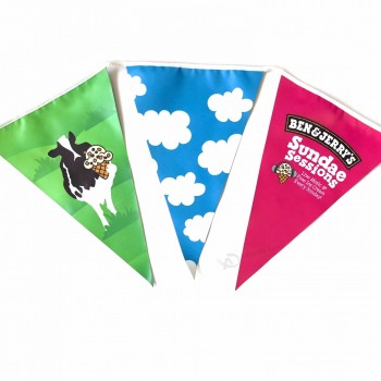 customized garen party pennants & banners happy birthday bunting flags