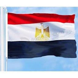 Double Stitched Outdoor Hanging Egypt National Flags
