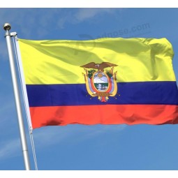 outdoor flying polyester south america country ecuador national flag