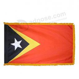 полиэстер восточный тимор национальный флаг кисточкой для подвешивания
