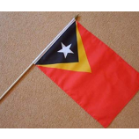 Fan Waving Mini East Timor hand held national flags