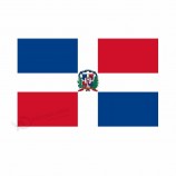на складе 100% полиэстер 90 * 150 см Доминика национальный флаг страны