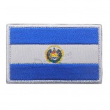 Patch bandiera morale militare ricamata patch bandiera El Salvador
