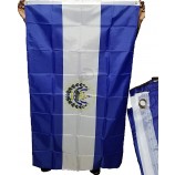 bunfires 3x5 3ftx5ft El salvador El salvadorian 2 faced double sided 2-ply polyester flag national banner