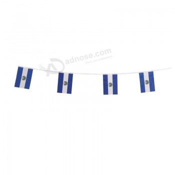 El salvador flags salvadoran small string flag banner mini national country world flags pennant banners For party events