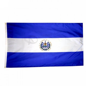 Bandeira nacional do país personalizado El Salvador com alta qualidade