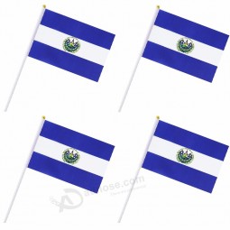 Venda Por Atacado bandeira ao ar livre de el salvador para eventos oficiais de esportes e decorações de quintal