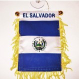 Custom Mini EL SALVADOR Flag for car mirror
