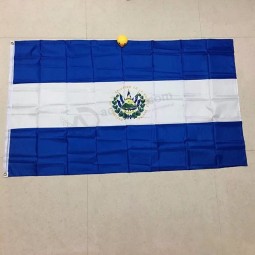 Stock Salvadoran national flag / El Salvador country flag banner