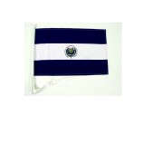 El Salvador Single Layer Car Window Flag