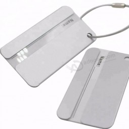 promotional aluminium luggage Tag personalized metal luggage tags travel
