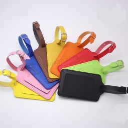 Good quality labels soft pvc rubber waterproof durable custom logo print luggage tag with wholesale