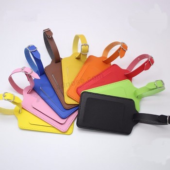 good quality labels soft pvc rubber waterproof durable custom logo print luggage tag with wholesale