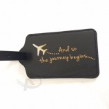 卸売標準サイズラベルソフトPUゴムタグ航空会社旅行カスタム革荷物タグ個人ロゴ付き