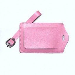 china supplier superior quality new fashion multi color custom made corporate gifts leather luggage tag