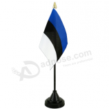 bandeira nacional personalizada da tabela de bandeiras da mesa do país de estónia