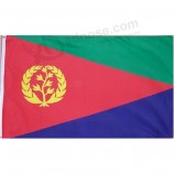 bandera de eritrea poliéster 3 pies x 5 pies.