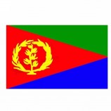 país colgado en la pared bandera nacional eritrea